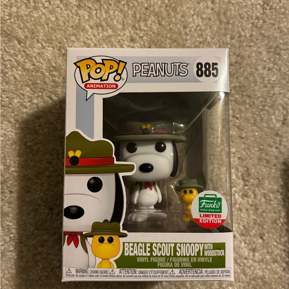 Limited Edition Funko Pop Scout Snoopy